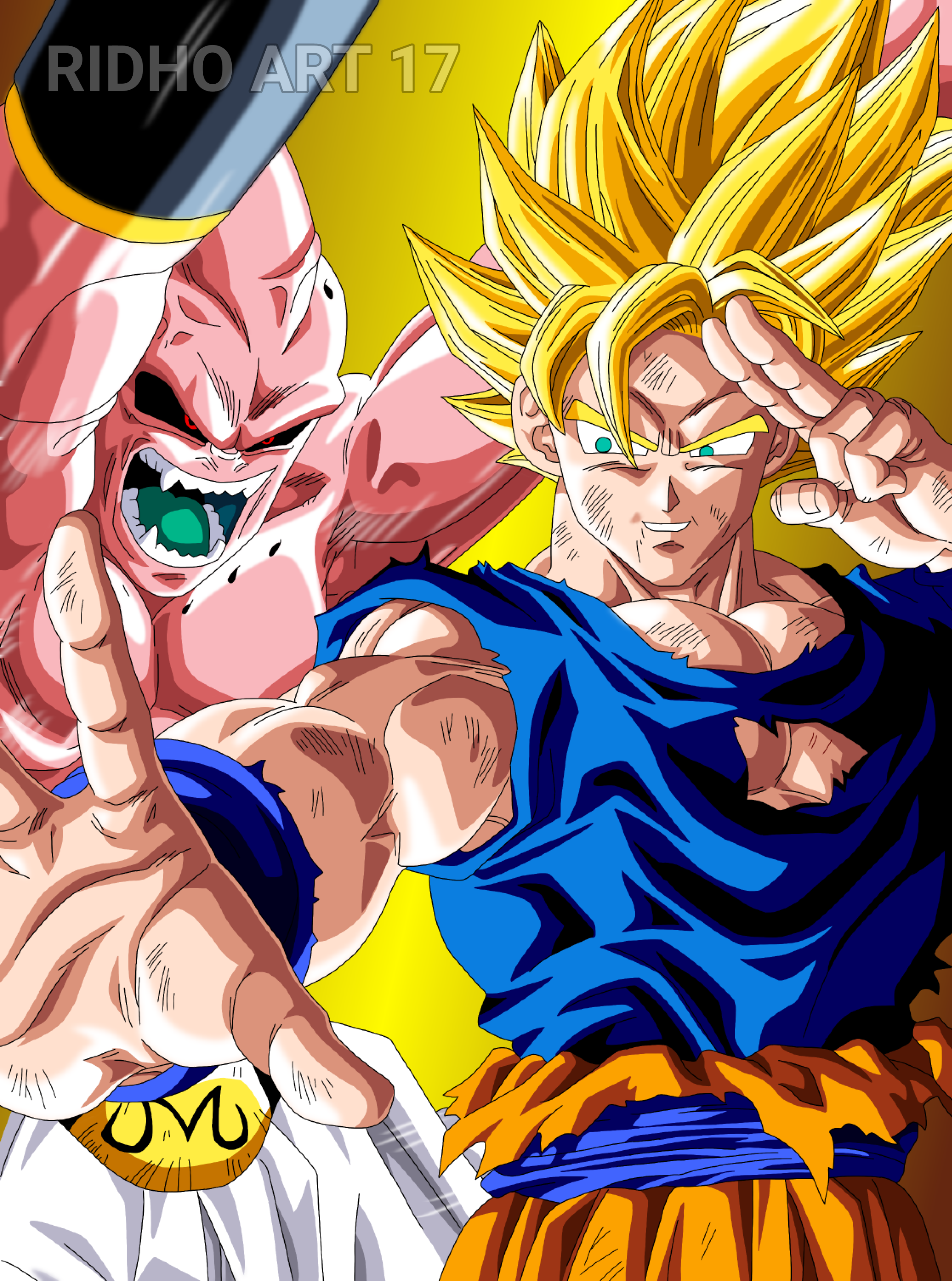 Majin Vegeta ssj2 (2) by davidferres on DeviantArt