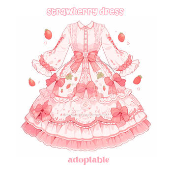 [ADOPTABLE] - Strawberry Dress