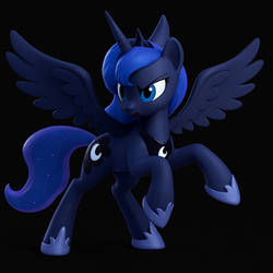 Princess Luna Smash Render