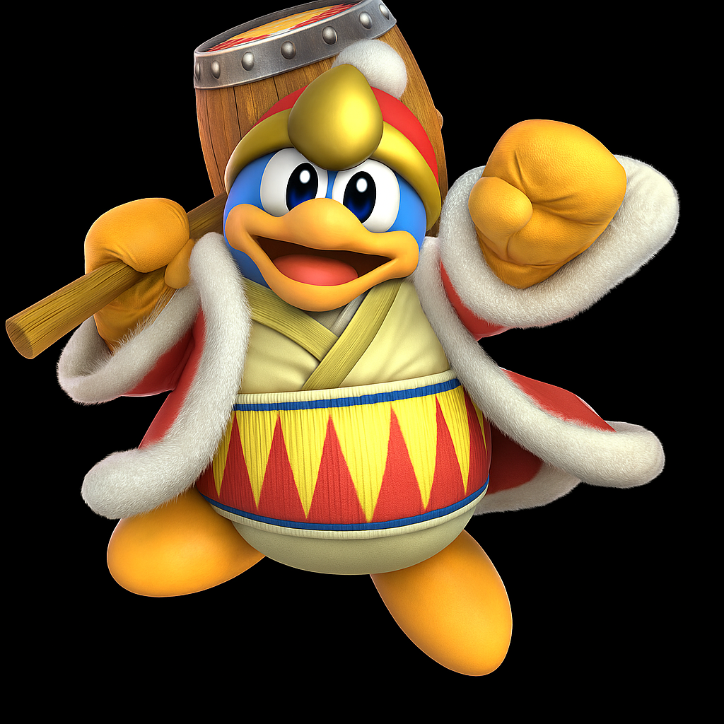 Deviantart Dedede King Dedede Smash Render by B1ly on DeviantArt