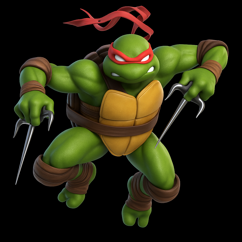 Pixel Raphael Attack Raphael Smash Render by B1ly on DeviantArt