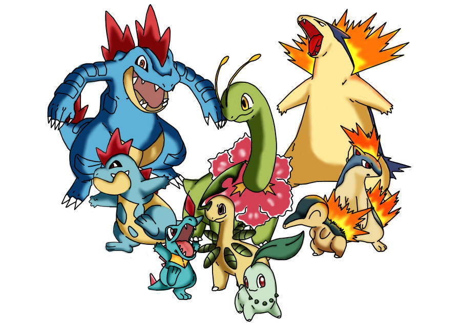 Johto Starters By Advance996 On DeviantArt johto-starters-by-advance996-on-deviantart