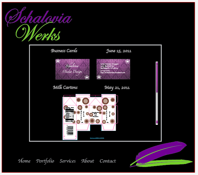 Schlovia Werks Mockup Website