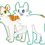 Brightheart and Cloudtail