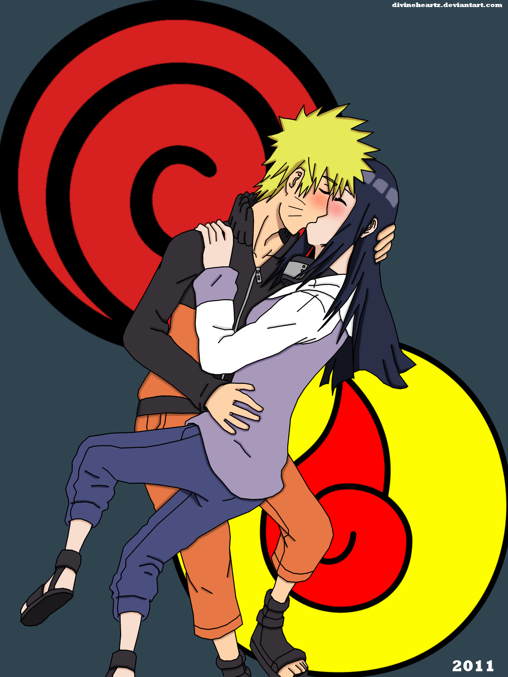 NaruHina - Kiss