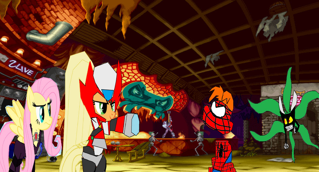 MLP and Rayman Marvel vs Capcom style by LoveGabe1999 on DeviantArt