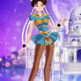 Chun Li in amine Sailor Moon