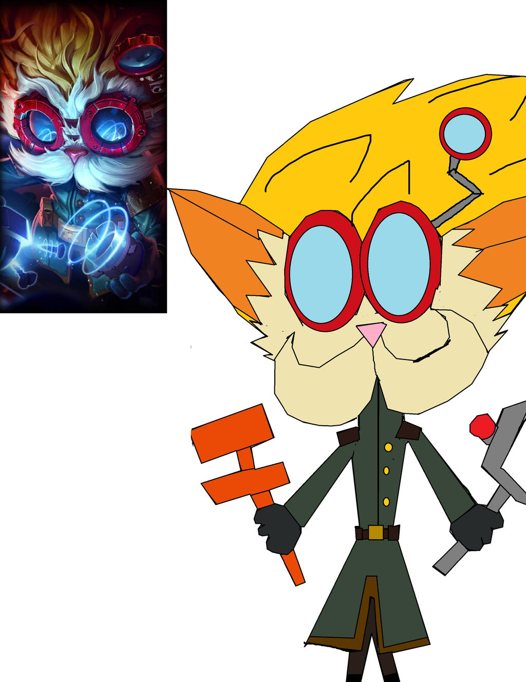 Heimerdinger Before Rework Heimerdinger, the Revered Inventor by LoveGabe1999 on DeviantArt