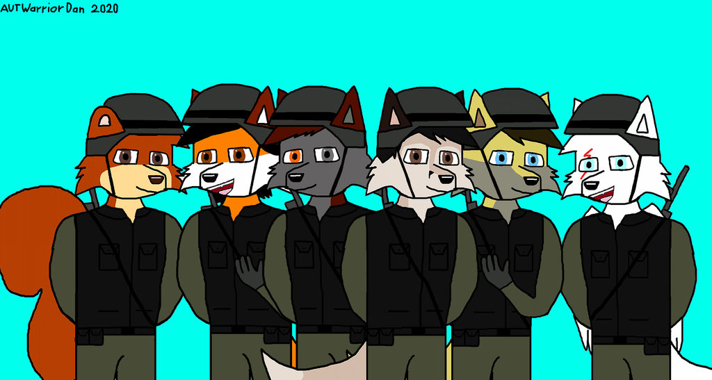 Furries Soldiers (redraw/gift) by AUTWarriorDan on DeviantArt
