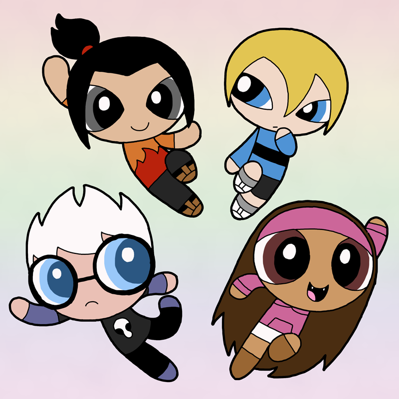 My OCs as Powerpuff Girls by nickrowler on DeviantArt