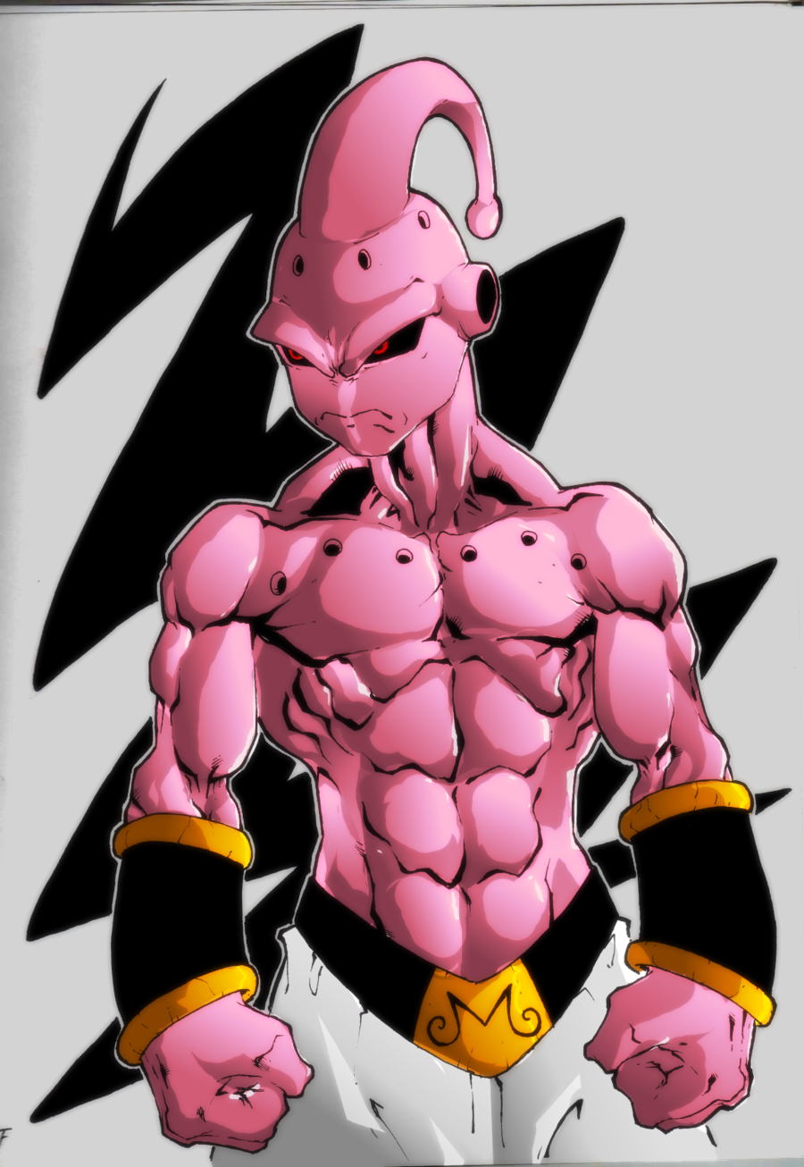 Kid Buu Mastered - Child of Piccolo (smile) by PlusUltraManOfficial on  DeviantArt