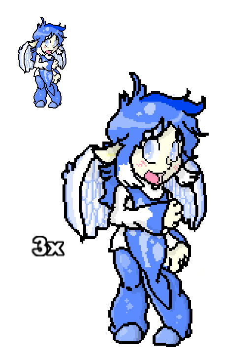 Kieri Suizahn (Trio Dash [Pixel Colored, Scaled])