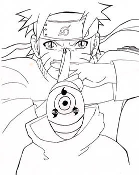 Naruto and Tobi