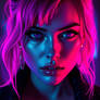 Woman captivating gaze