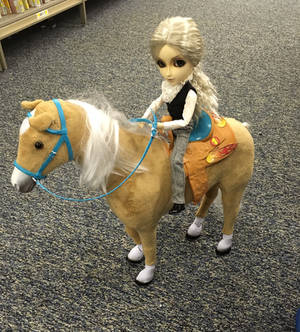 Butler on a horse