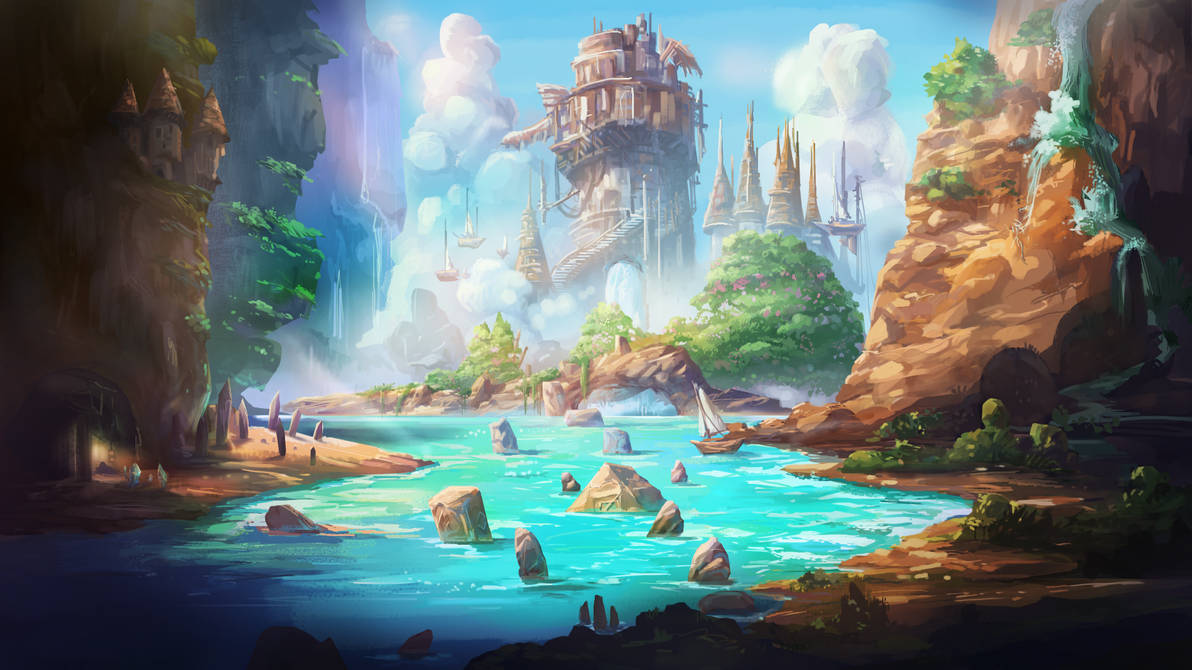 Fantasy Environment Illustration Course - Creating by Wingfoxworkshop ...