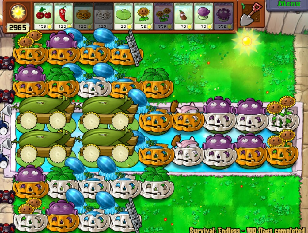 Plants vs Zombies FREE Survival: Endless by NaufalSaka on DeviantArt