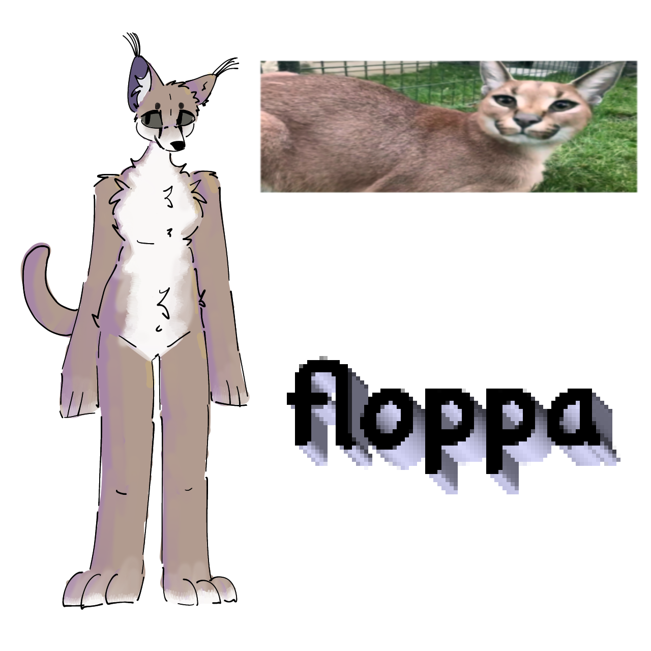 Floppa cat, my best friend by LuzCaTsouio on DeviantArt