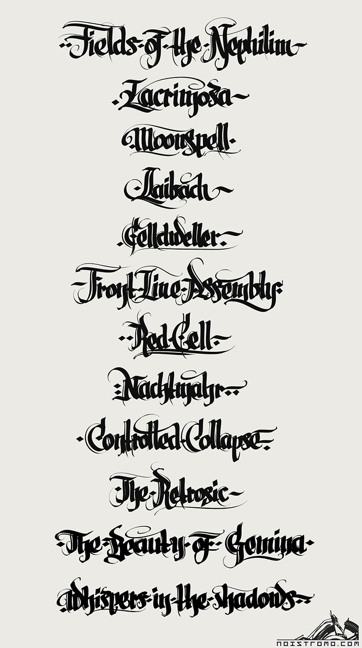 Calligraffiti - Band Names 001