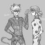 Ladybug and Chat Noir