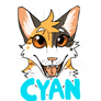 Cyan Badge