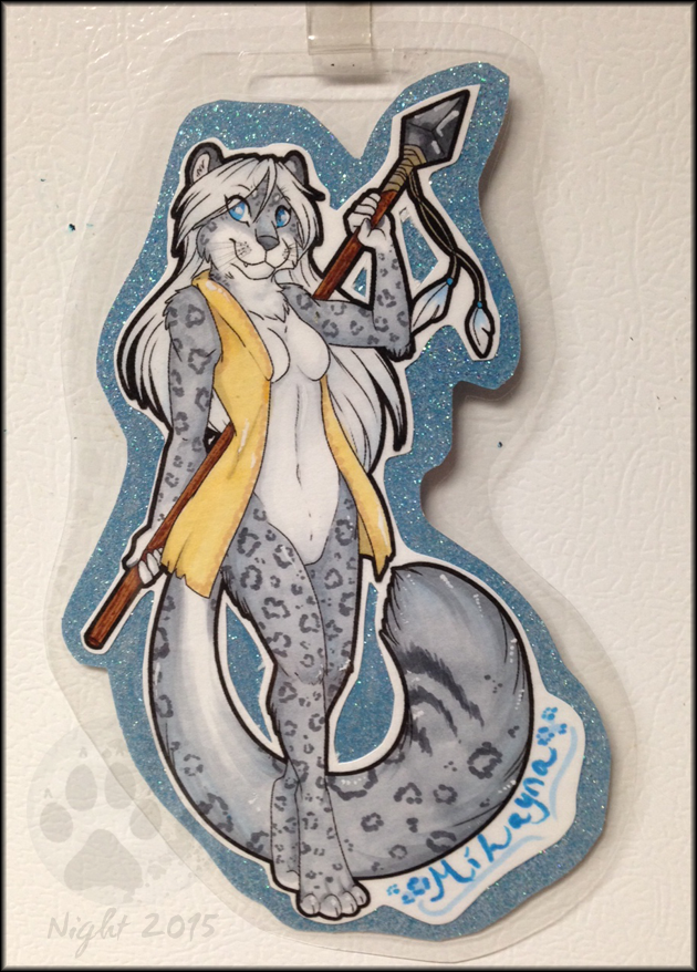 Mixed Media Badge- MiLayna