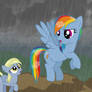 Derpy and Dashie