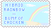 Hybrid Rainbow // Bump of Chicken - Stamp