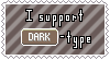 Dark-Type Support Stamp by Natsu714