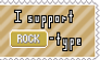 Rock-Type Support Stamp