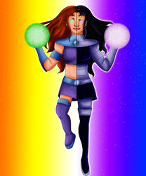 Starfire X Blackfire Deviantart Starfire X Blackfire Deviantart