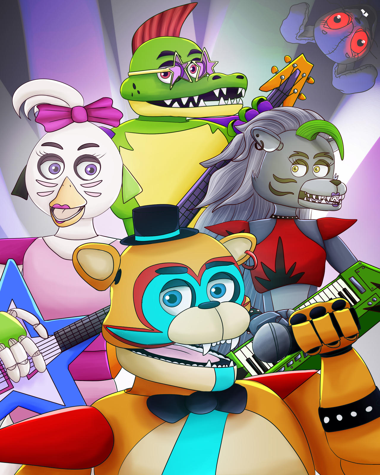 Fandom 2022 Day 27 Fnaf Security Breach by PiffCreations on DeviantArt