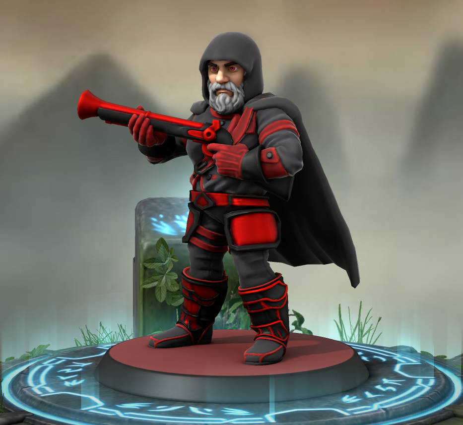 Red Empire Dwarf rifleman by commanderjosh on DeviantArt