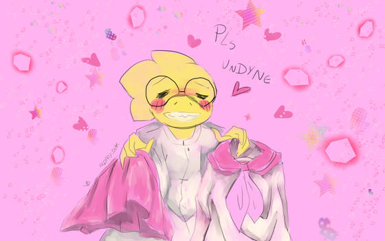 Alphys in Love