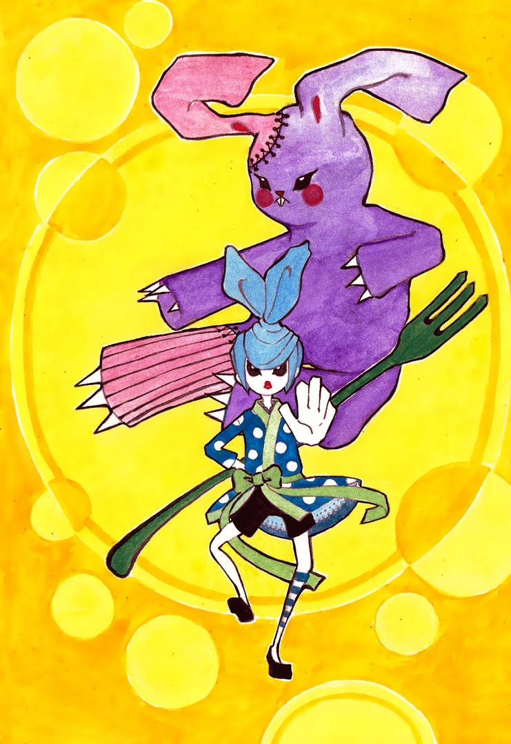 Bbq Rabbit Anime BBQ Bunny by marjohram on DeviantArt