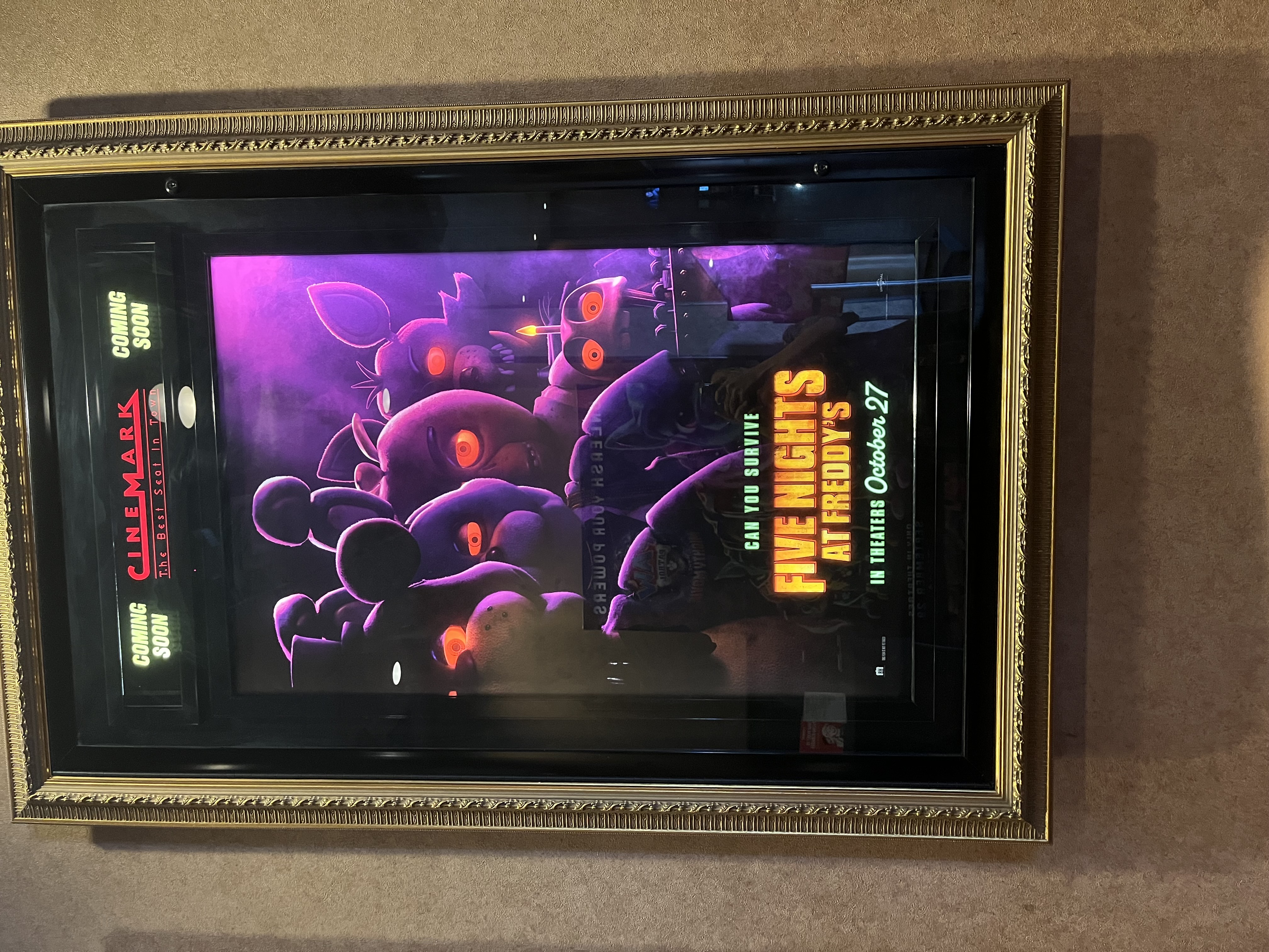 FNAF poster at Cinemark by PeteDRaptor on DeviantArt