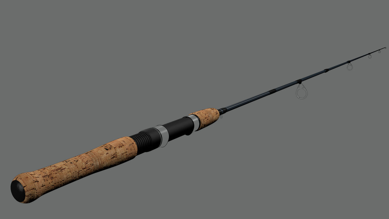 fishing rod in 3d by Jdogg661 on DeviantArt