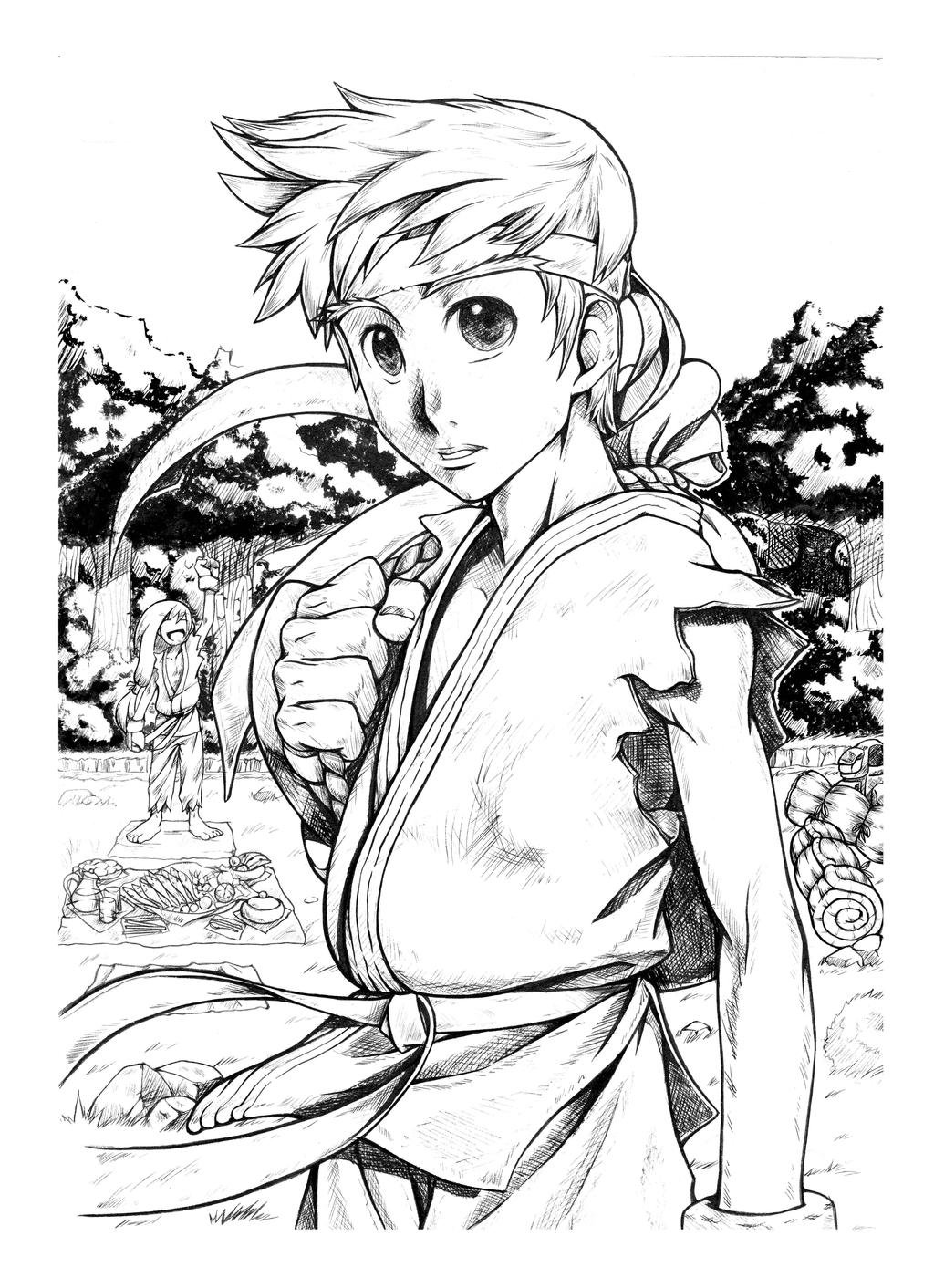 Ryu (manga style) - Street Fighter fan art by thiagosb on DeviantArt