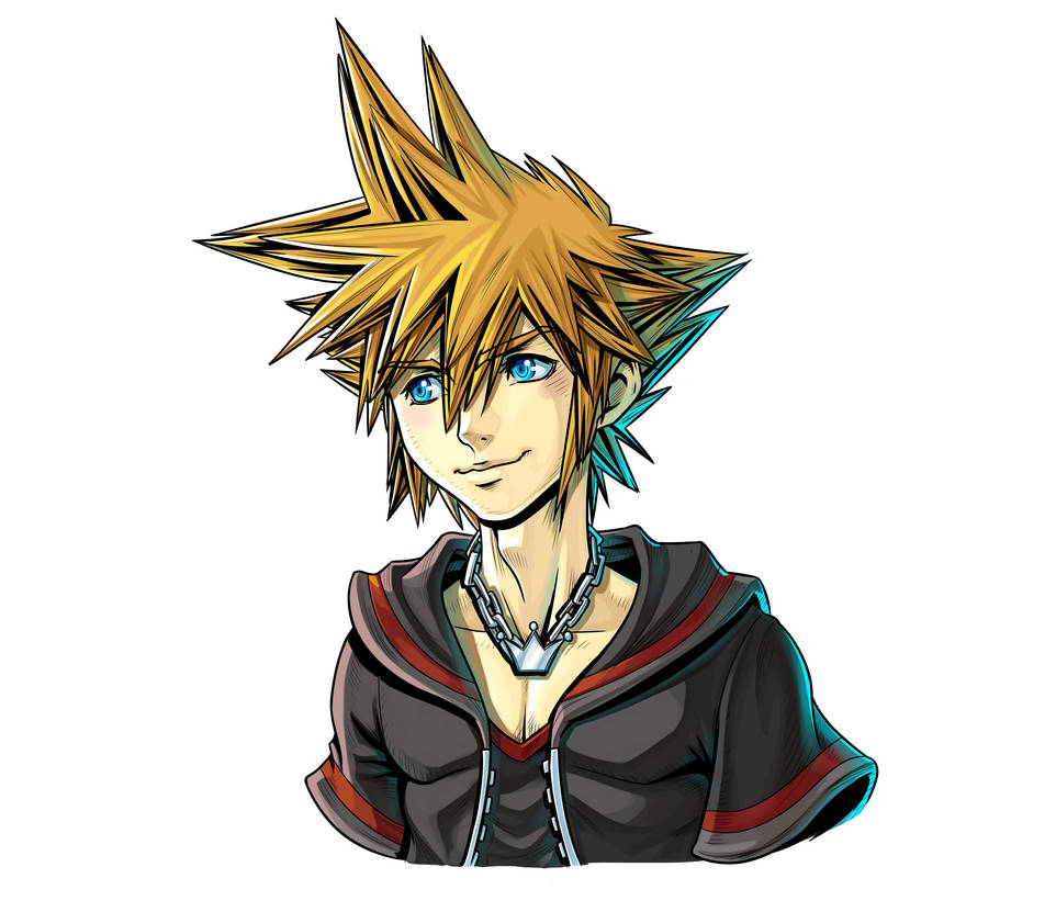 Kingdom Hearts - Fan Art - Sora Portrait by thiagosb on DeviantArt.