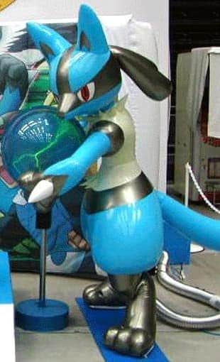 Inflatable Lucario by JameseninewJr123 on DeviantArt