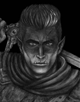 Half Orc Warlock Fjord