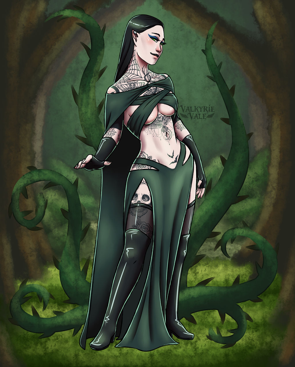 Circle of Spores Druid by ValkyrieVale on DeviantArt