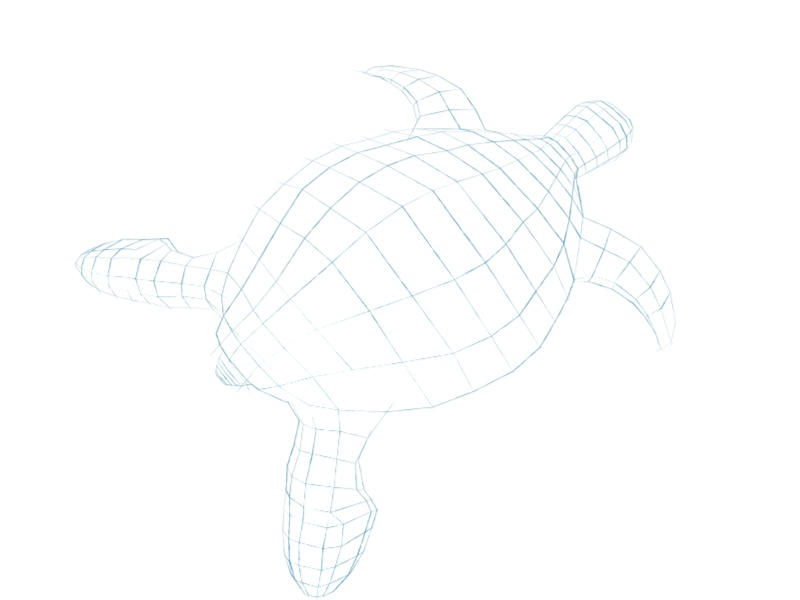 Turtle Wireframe by 4ldoVillanueva on DeviantArt