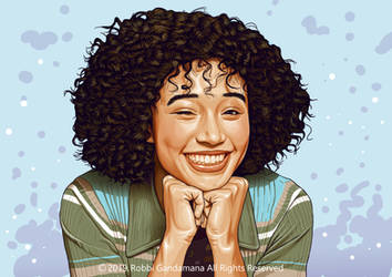 Amandla Stenberg by IborArt