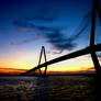 Sunset Over Ravenel Bridge