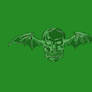 Avenged Sevenfold (A7X) Deathbat logo Green