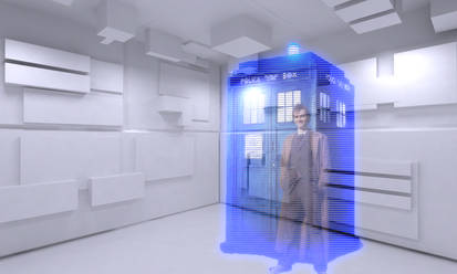 Hologram Doctor Who test