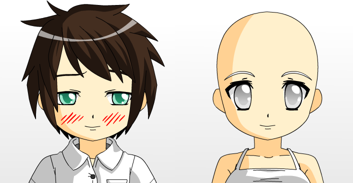 You and boy anime base by draculu on DeviantArt