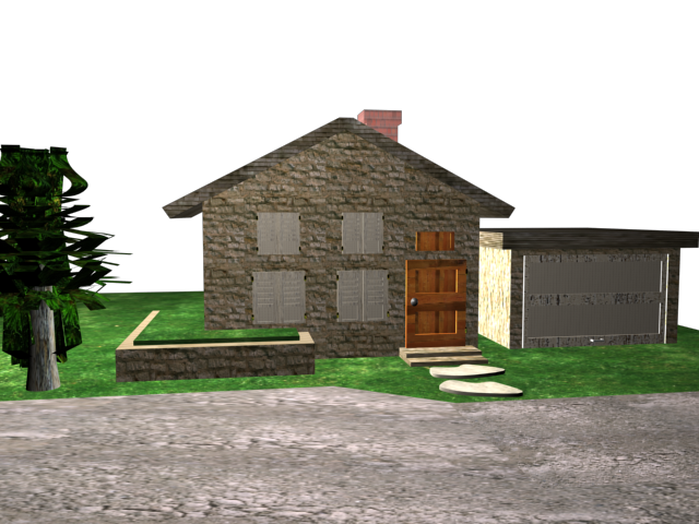 3d house -n00b version