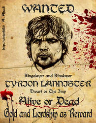 Tyrion Lannister wanted poster